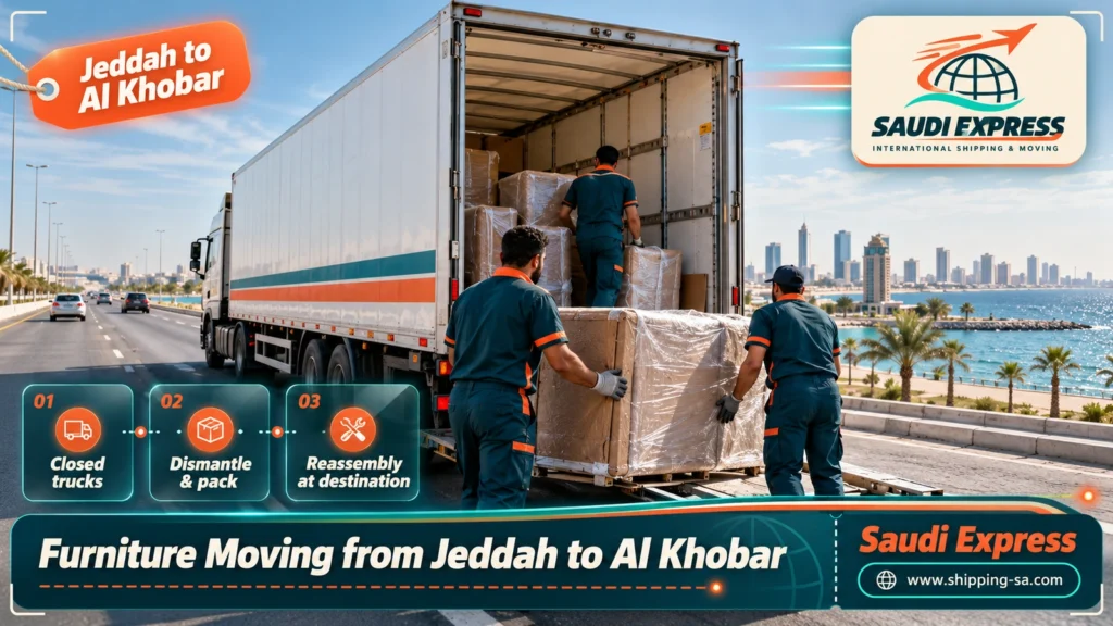 Furniture Moving from Jeddah to Al Khobar