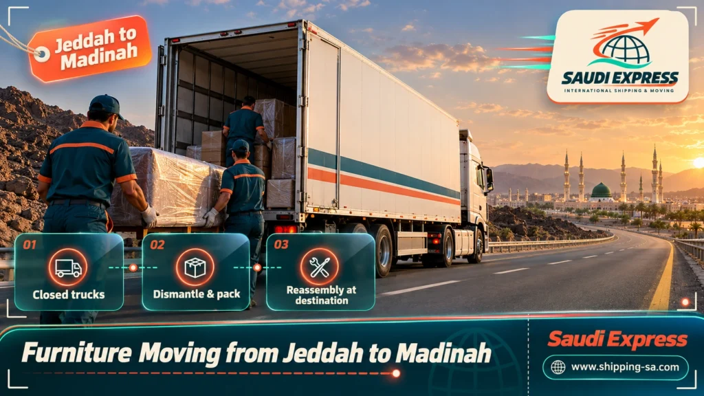 Furniture Moving from Jeddah to Madinah
