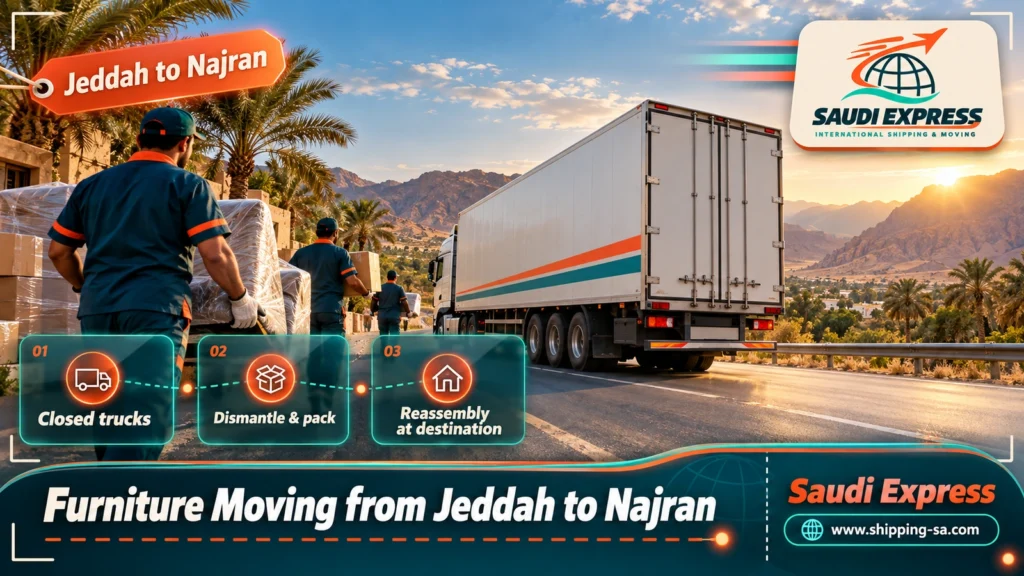 Furniture Moving from Jeddah to Najran