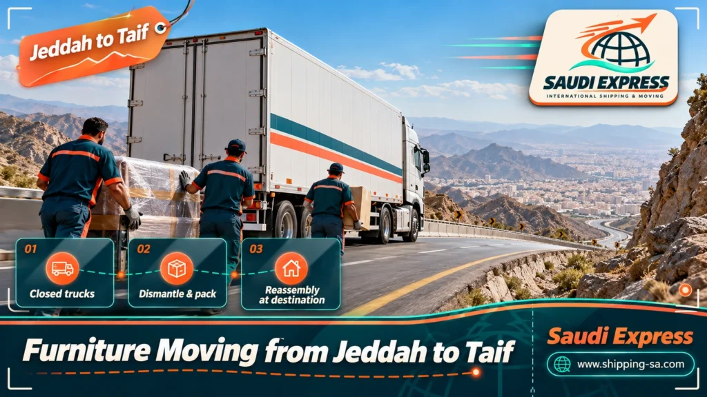 Furniture Moving from Jeddah to Taif