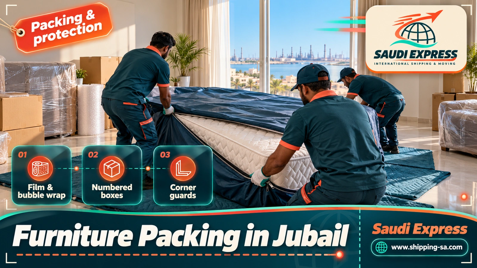 Furniture Packing in Jubail