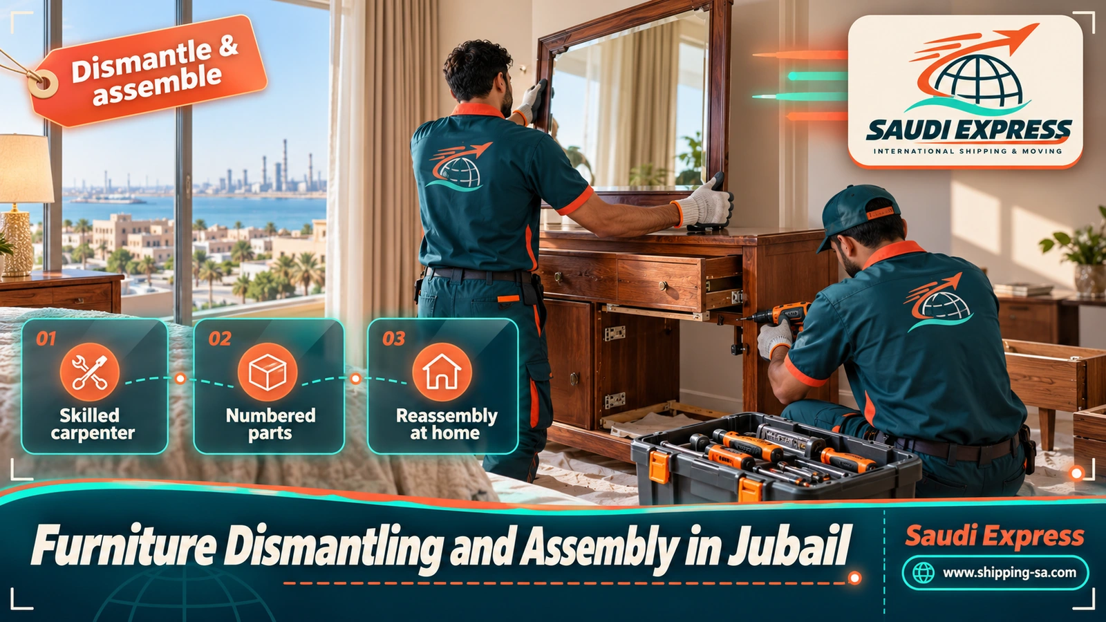 Furniture Dismantling and Assembly in Jubail