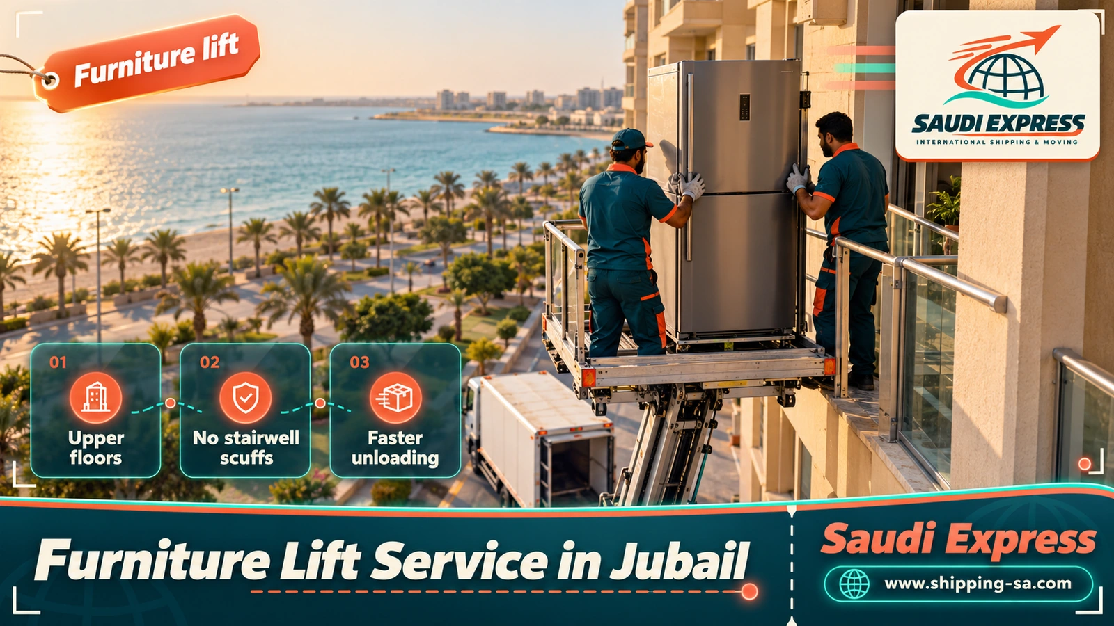 Furniture Lift Service in Jubail