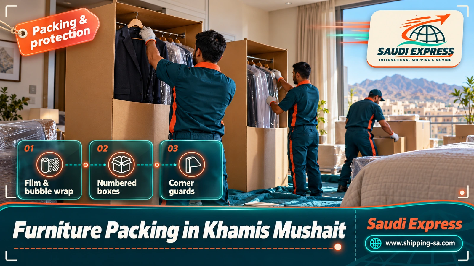 Furniture Packing in Khamis Mushait
