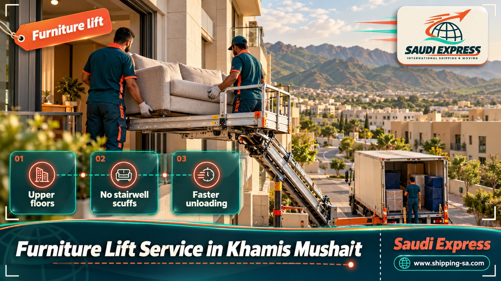 Furniture Lift Service in Khamis Mushait