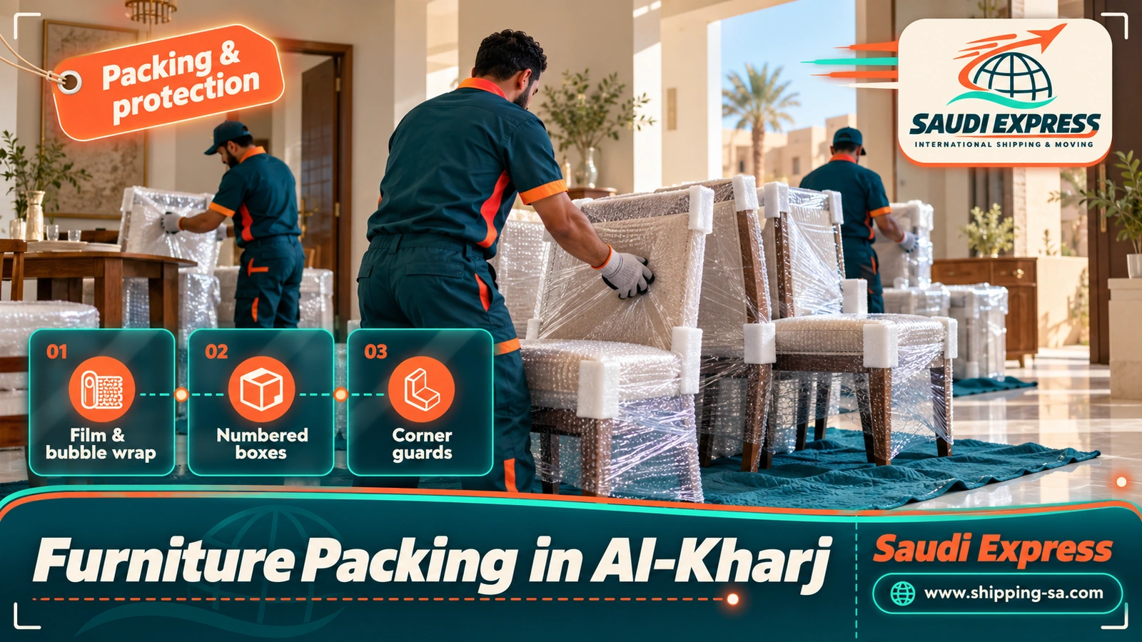 Furniture Packing in Al-Kharj