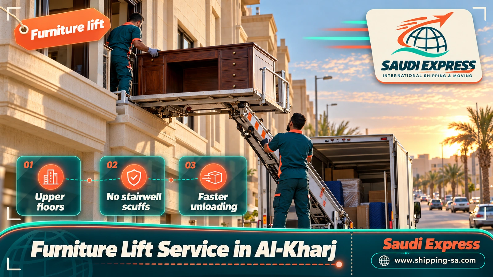Furniture Lift Service in Al-Kharj