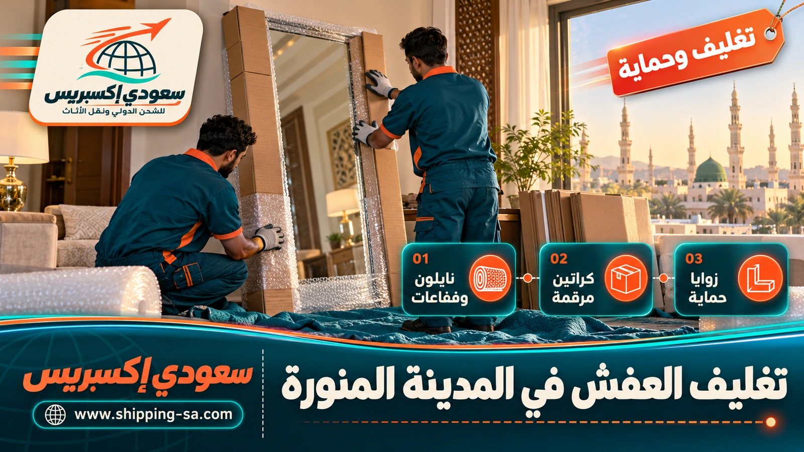 تغليف العفش في المدينة المنورة