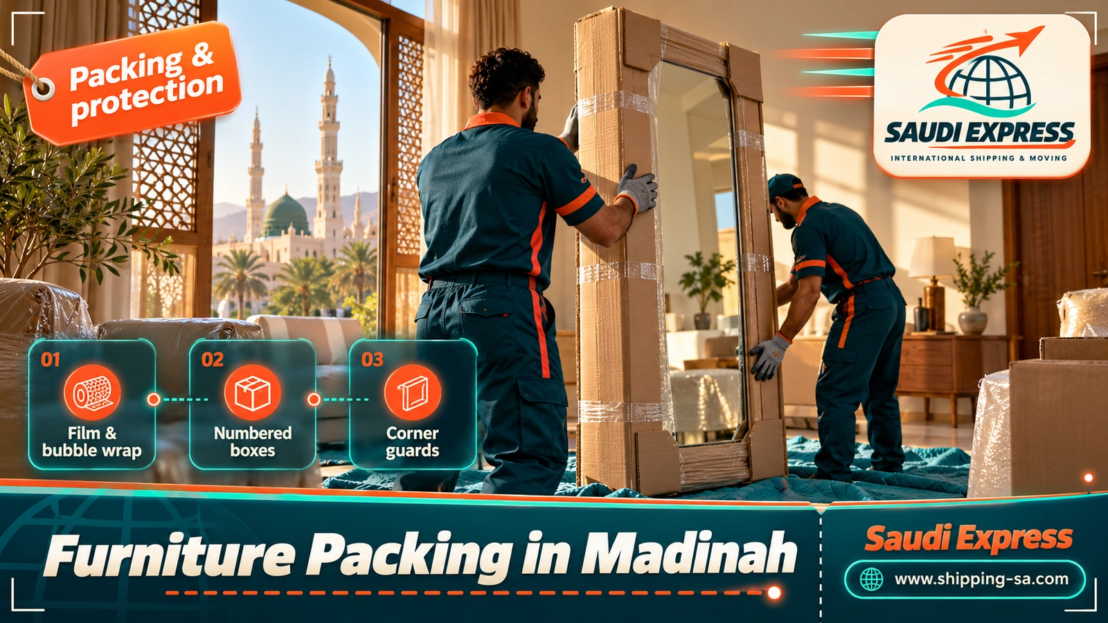 Furniture Packing in Madinah