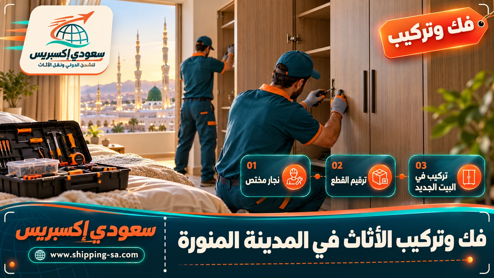 فك وتركيب الأثاث في المدينة المنورة
