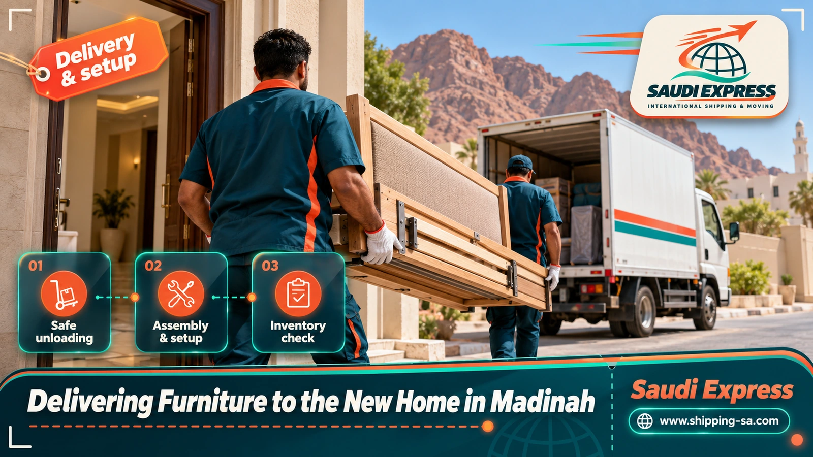 Delivering Furniture to the New Home in Madinah