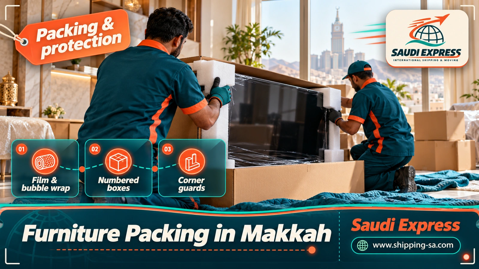 Furniture Packing in Makkah