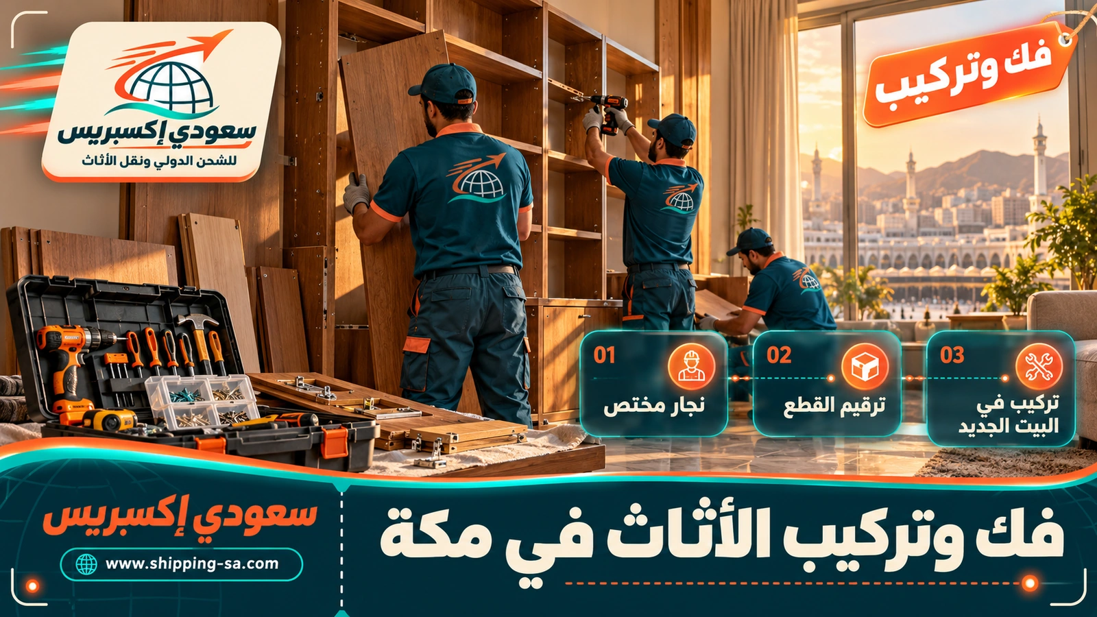فك وتركيب الأثاث في مكة