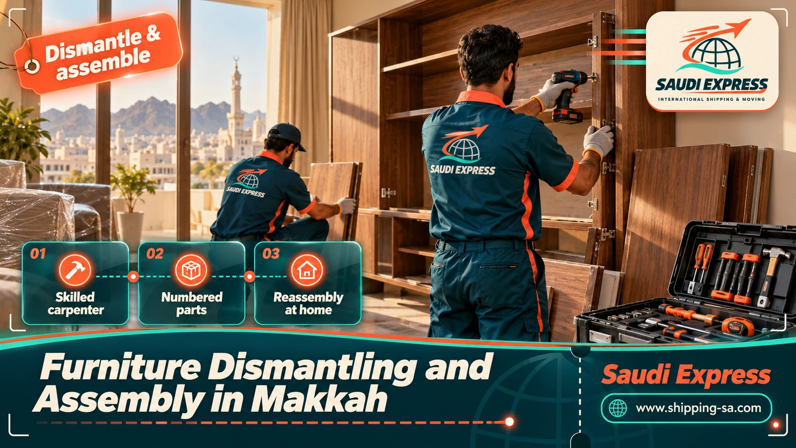 Furniture Dismantling and Assembly in Makkah
