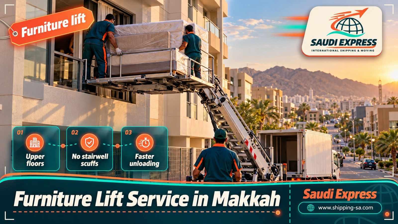 Furniture Lift Service in Makkah
