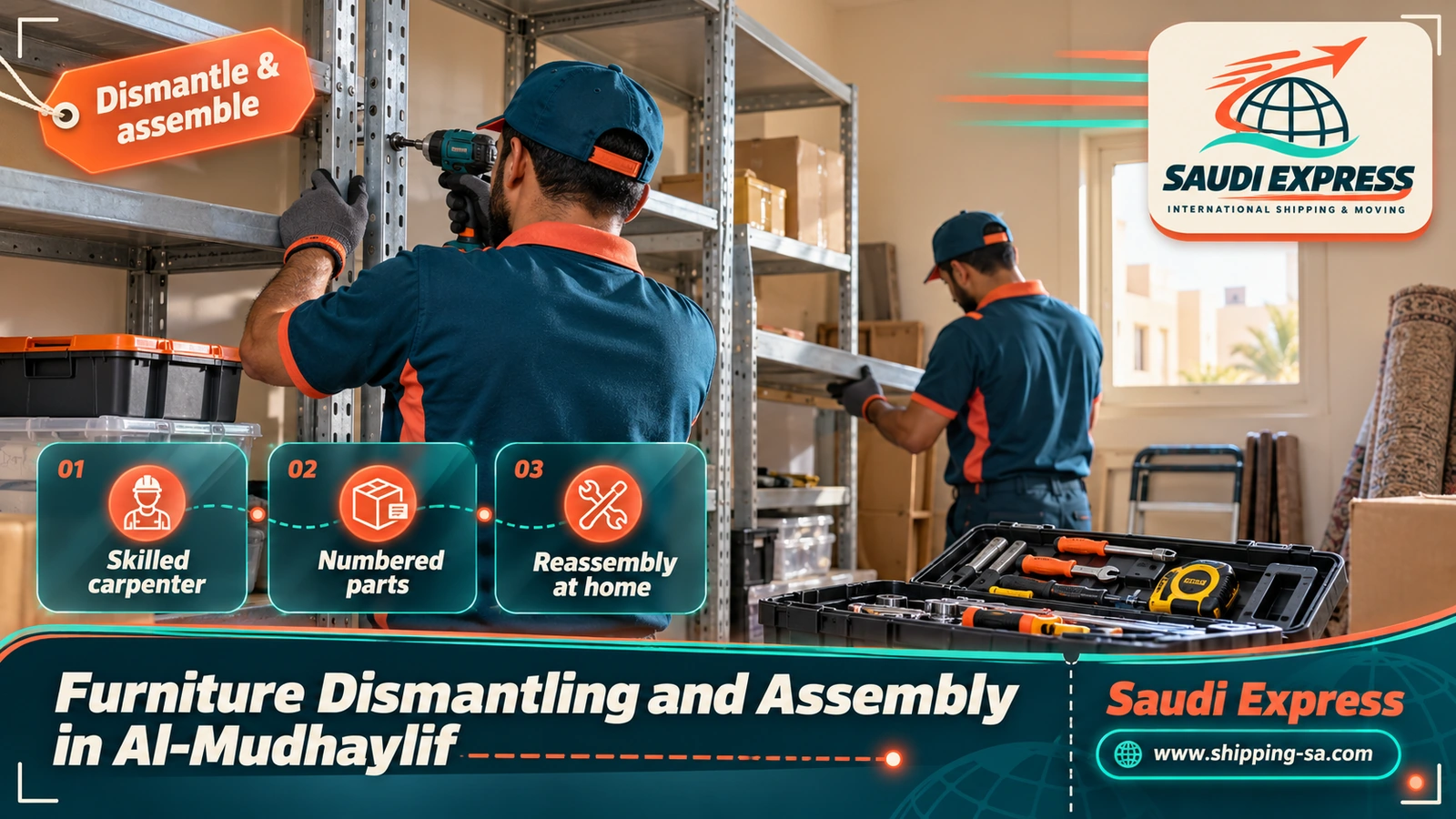 Furniture Dismantling and Assembly in Al-Mudhaylif