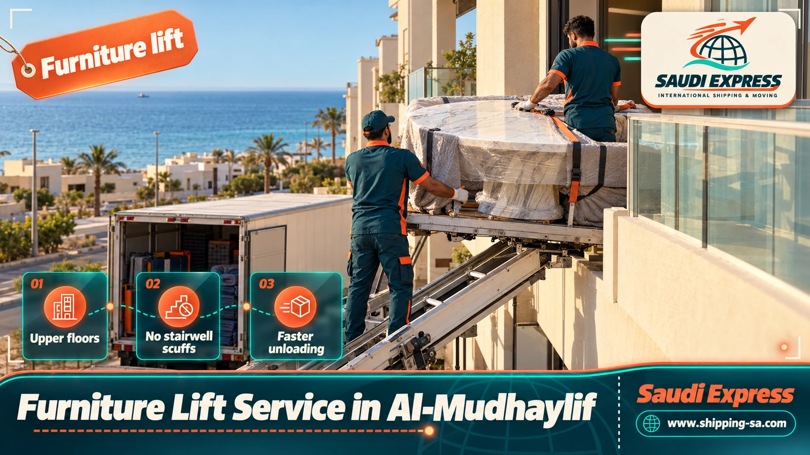 Furniture Lift Service in Al-Mudhaylif