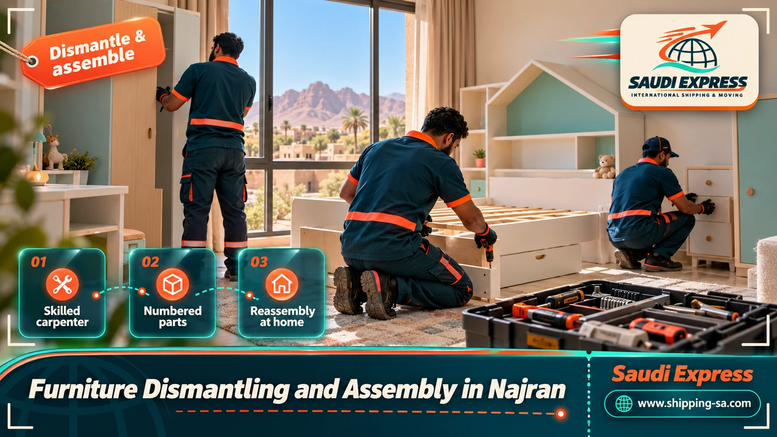Furniture Dismantling and Assembly in Najran