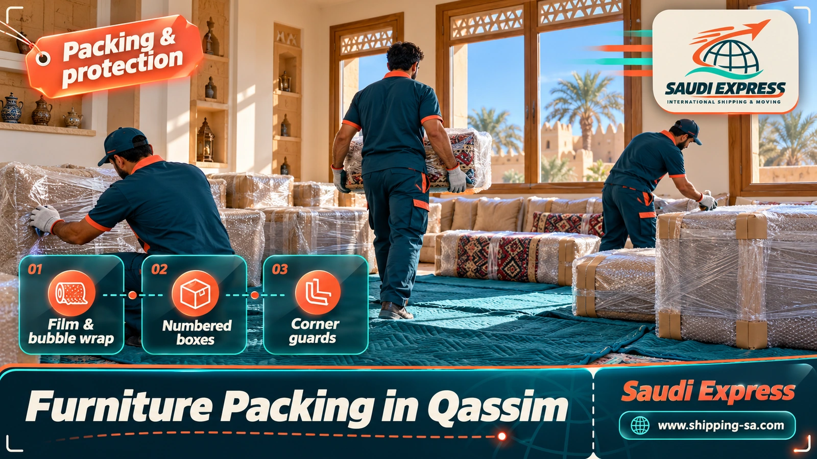 Furniture Packing in Qassim