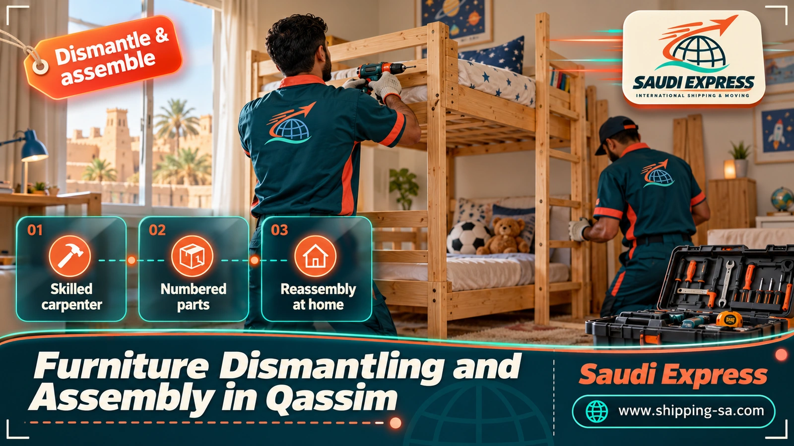 Furniture Dismantling and Assembly in Qassim