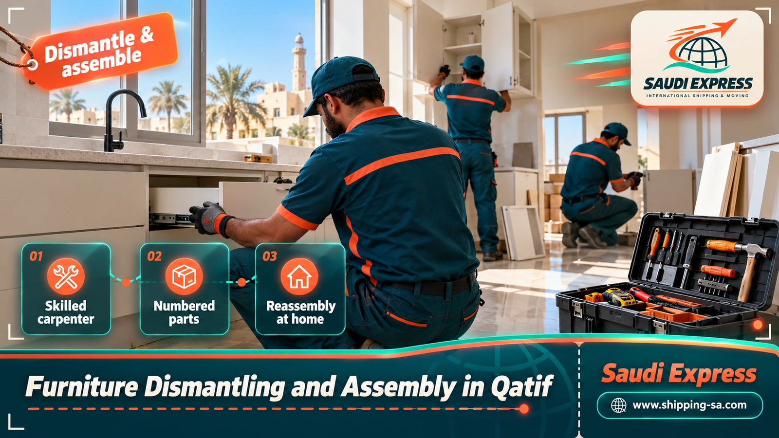 Furniture Dismantling and Assembly in Qatif