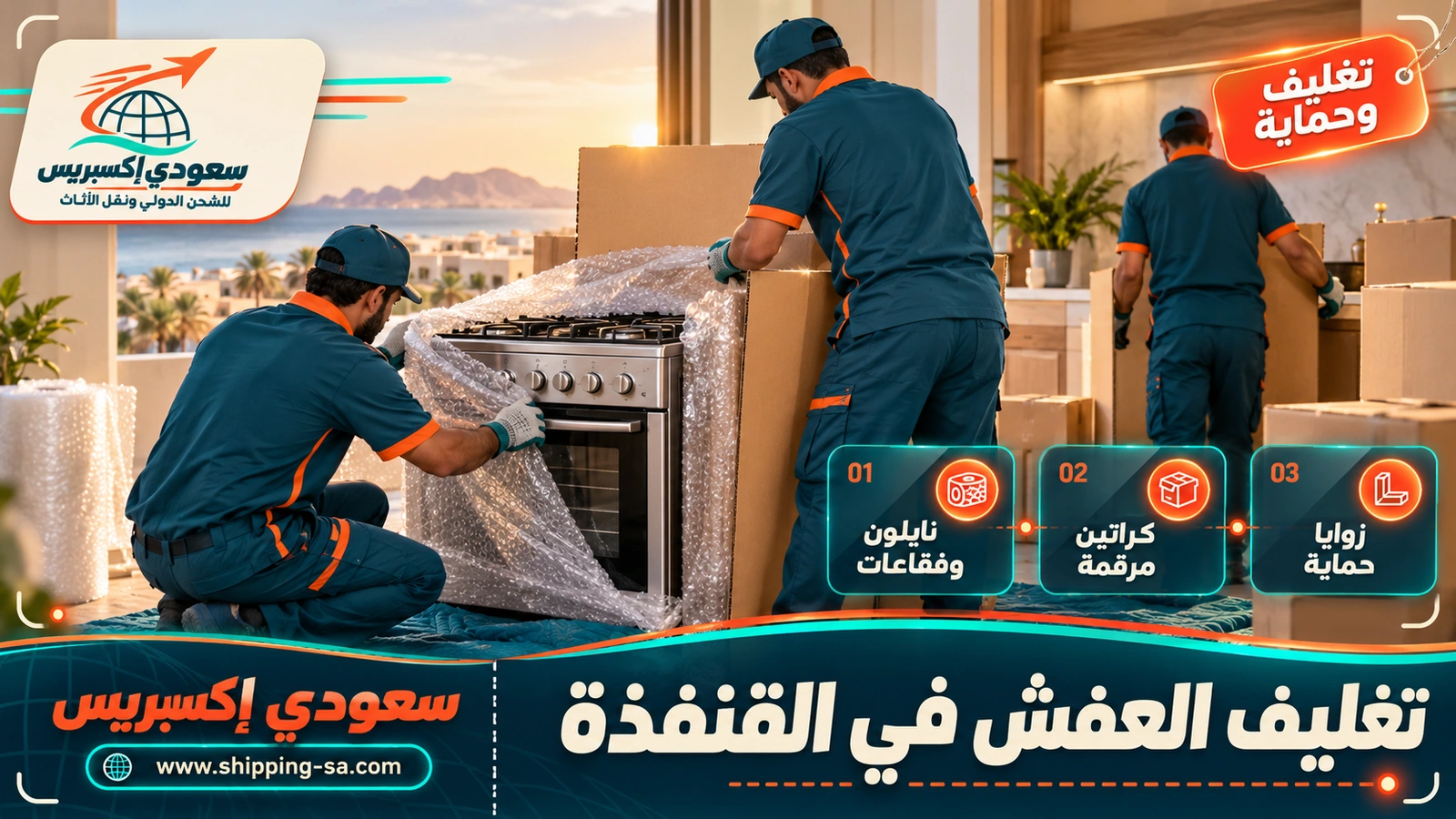 تغليف العفش في القنفذة