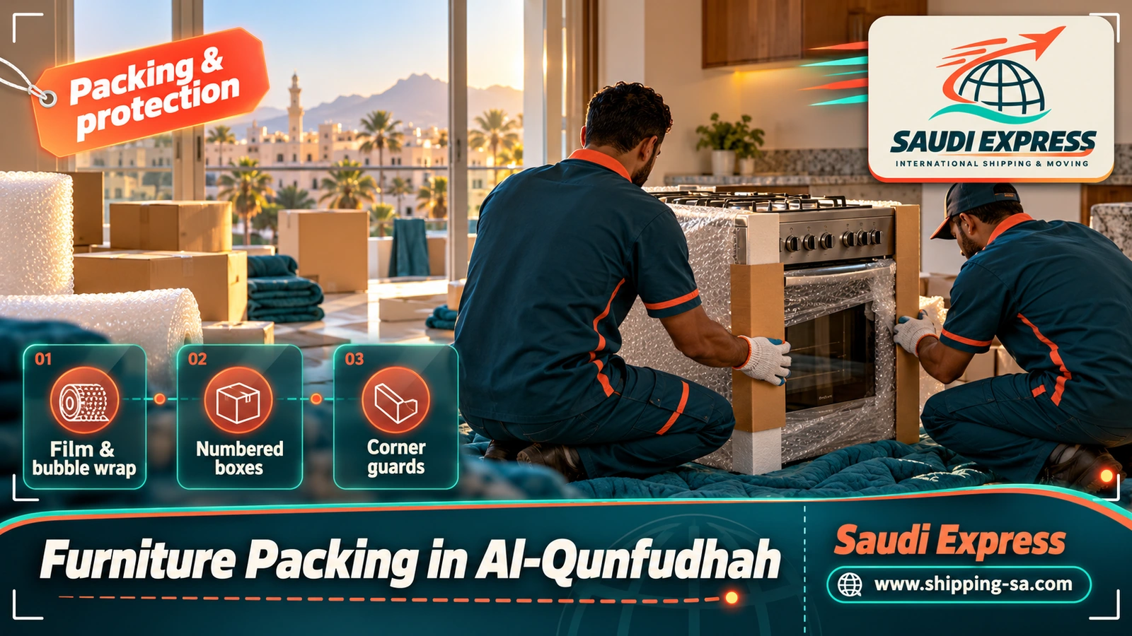 Furniture Packing in Al-Qunfudhah