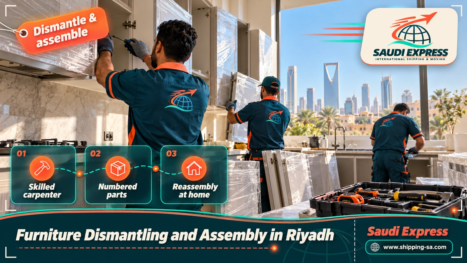 Furniture Dismantling and Assembly in Riyadh