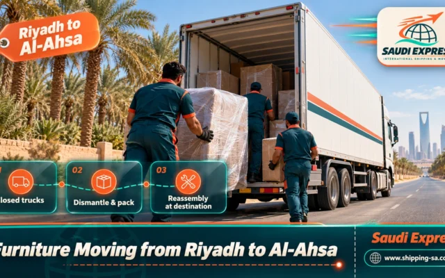 Furniture Moving from Riyadh to Al-Ahsa