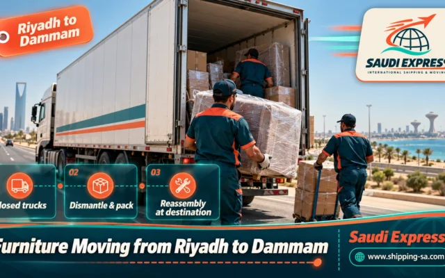 Furniture Moving from Riyadh to Dammam