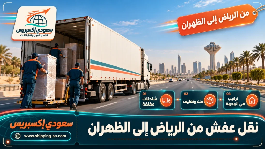 نقل عفش من الرياض إلى الظهران