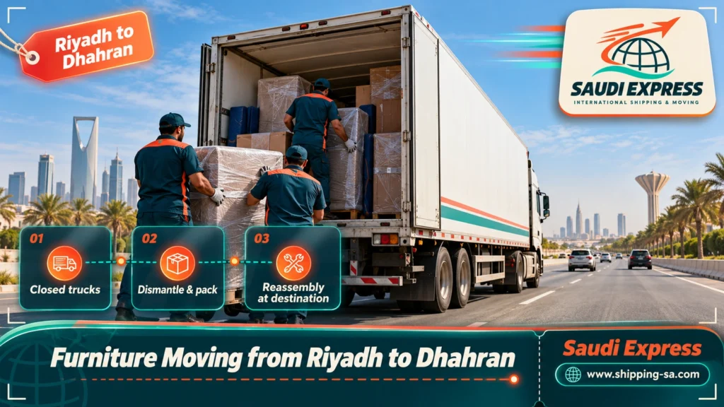 Furniture Moving from Riyadh to Dhahran