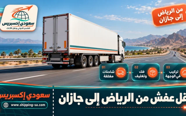نقل عفش من الرياض إلى جازان