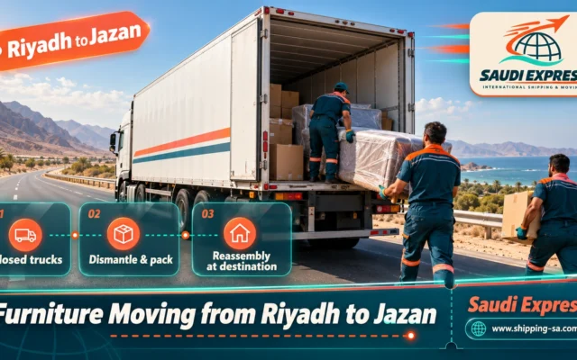 Furniture Moving from Riyadh to Jazan