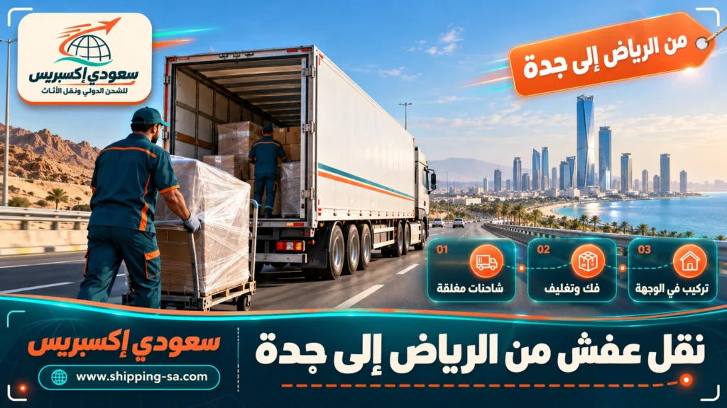 نقل عفش من الرياض إلى جدة
