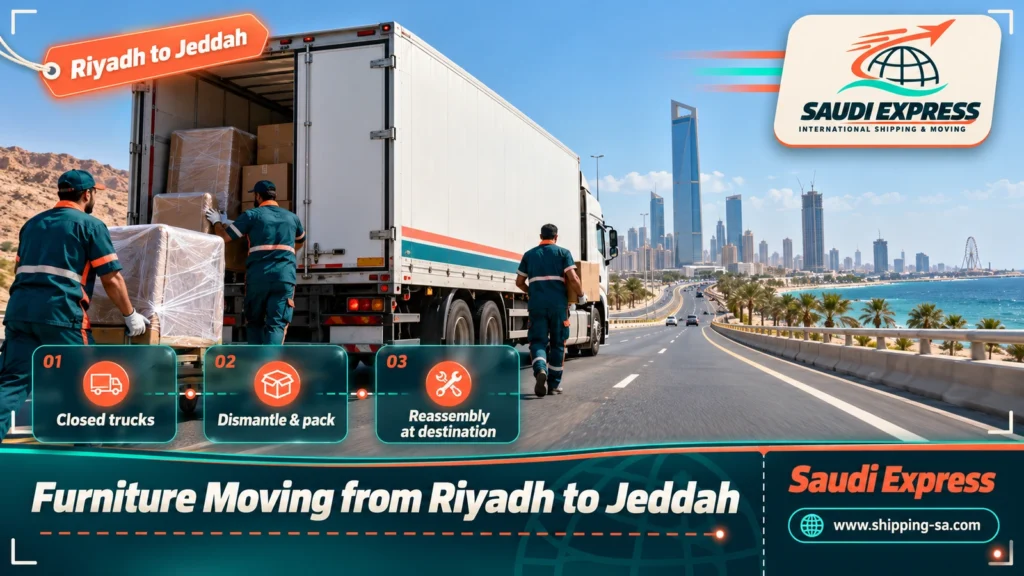 Furniture Moving from Riyadh to Jeddah