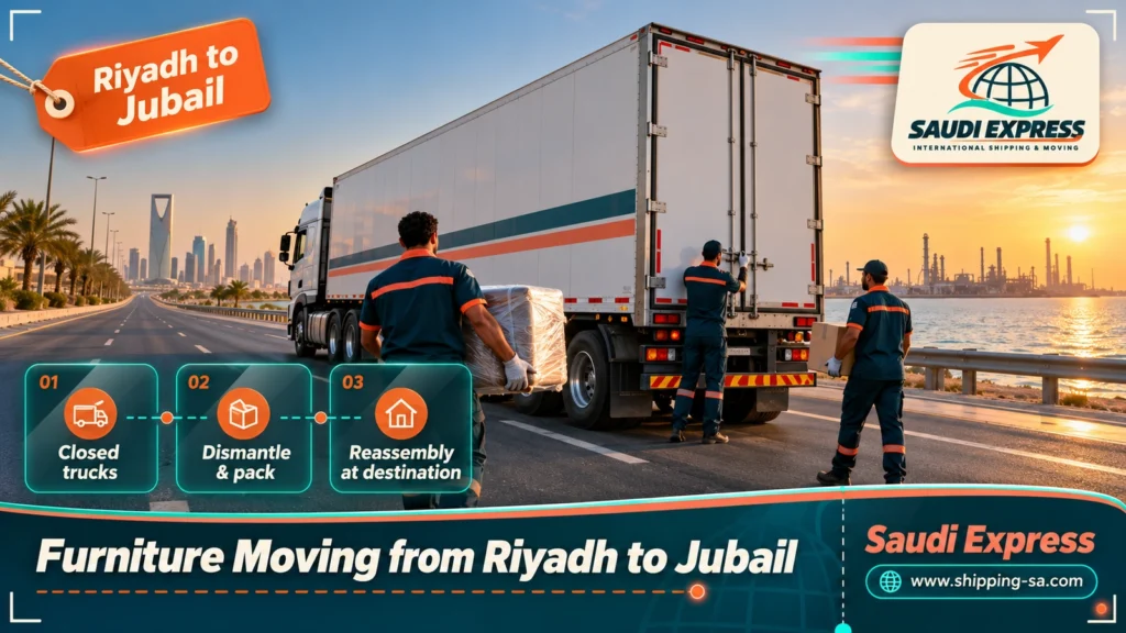 Furniture Moving from Riyadh to Jubail