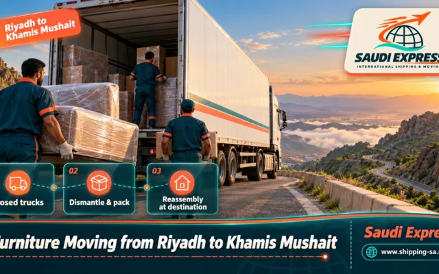 Furniture Moving from Riyadh to Khamis Mushait