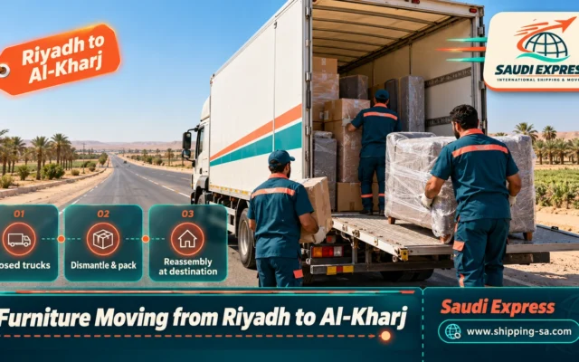 Furniture Moving from Riyadh to Al-Kharj
