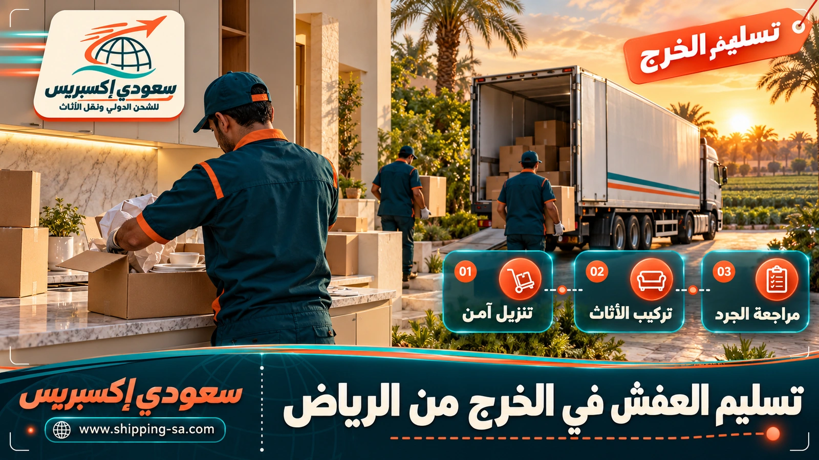 تسليم العفش في الخرج من الرياض