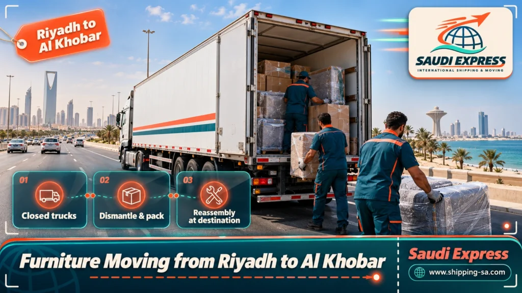 Furniture Moving from Riyadh to Al Khobar
