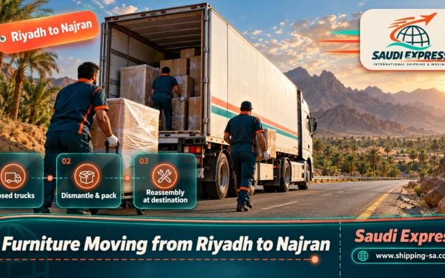 Furniture Moving from Riyadh to Najran