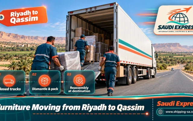 Furniture Moving from Riyadh to Qassim