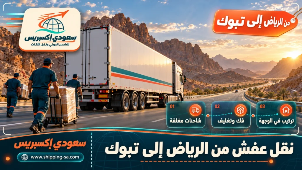 نقل عفش من الرياض إلى تبوك
