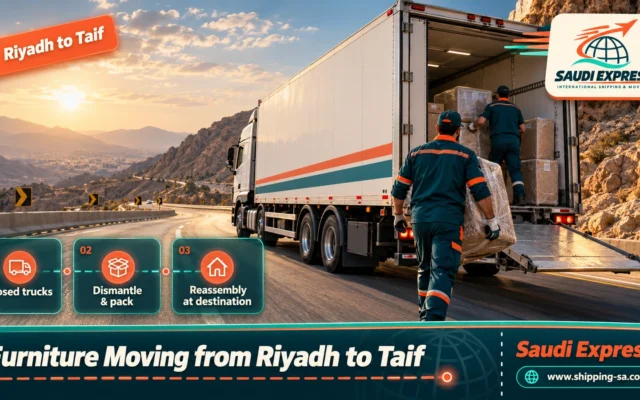 Furniture Moving from Riyadh to Taif