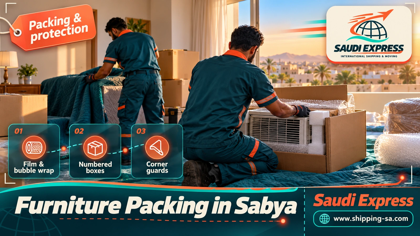 Furniture Packing in Sabya