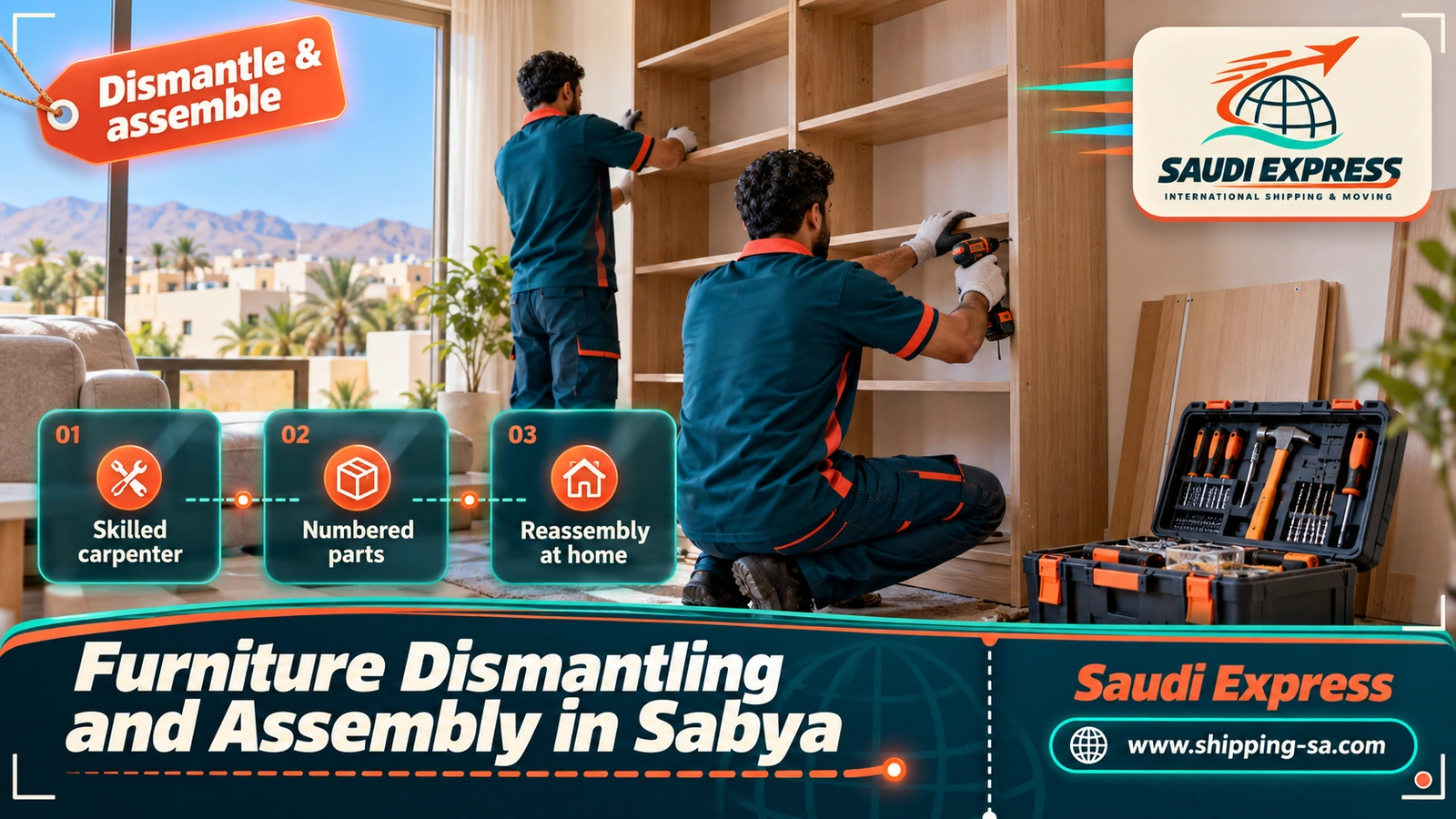 Furniture Dismantling and Assembly in Sabya
