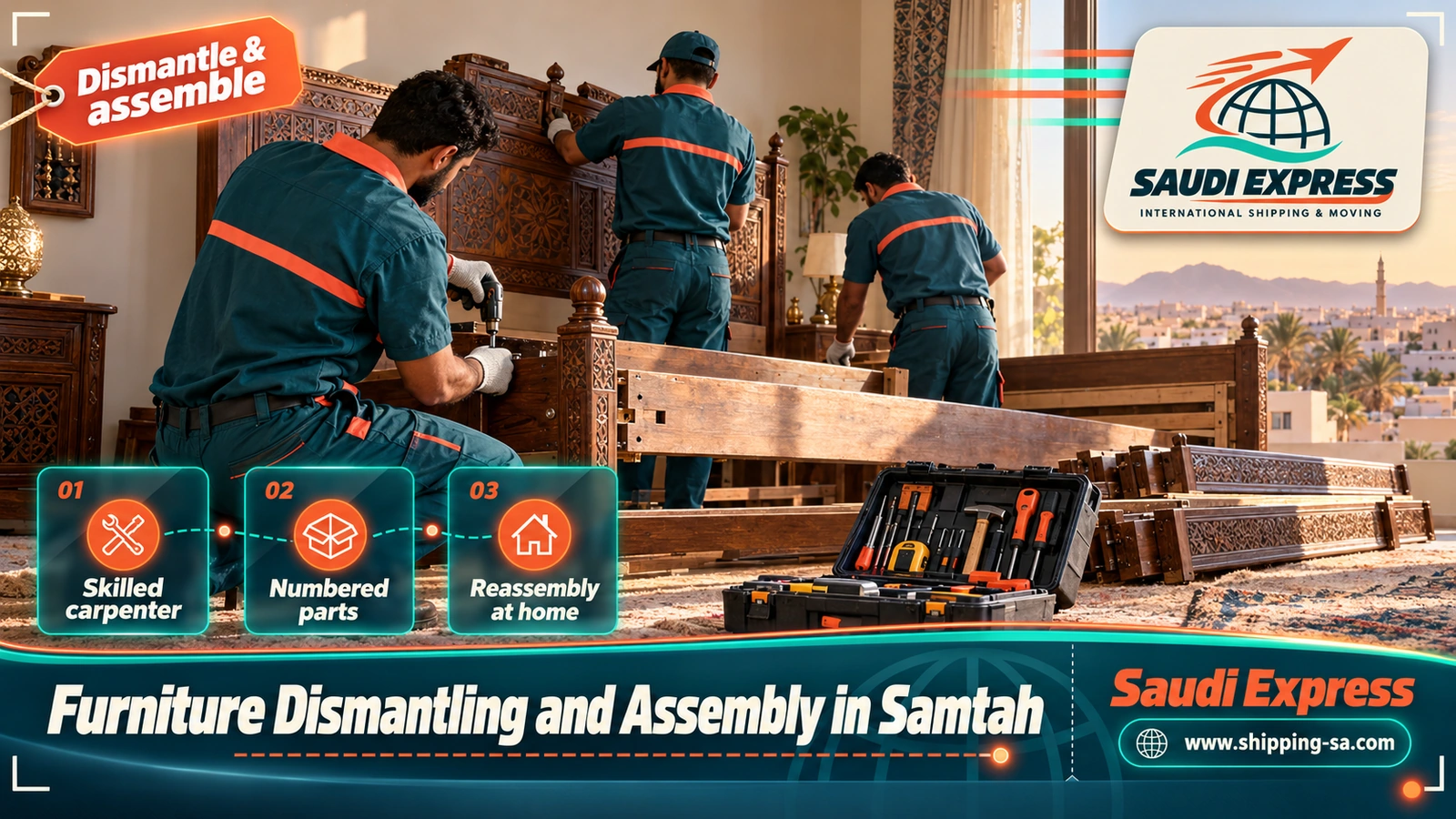 Furniture Dismantling and Assembly in Samtah