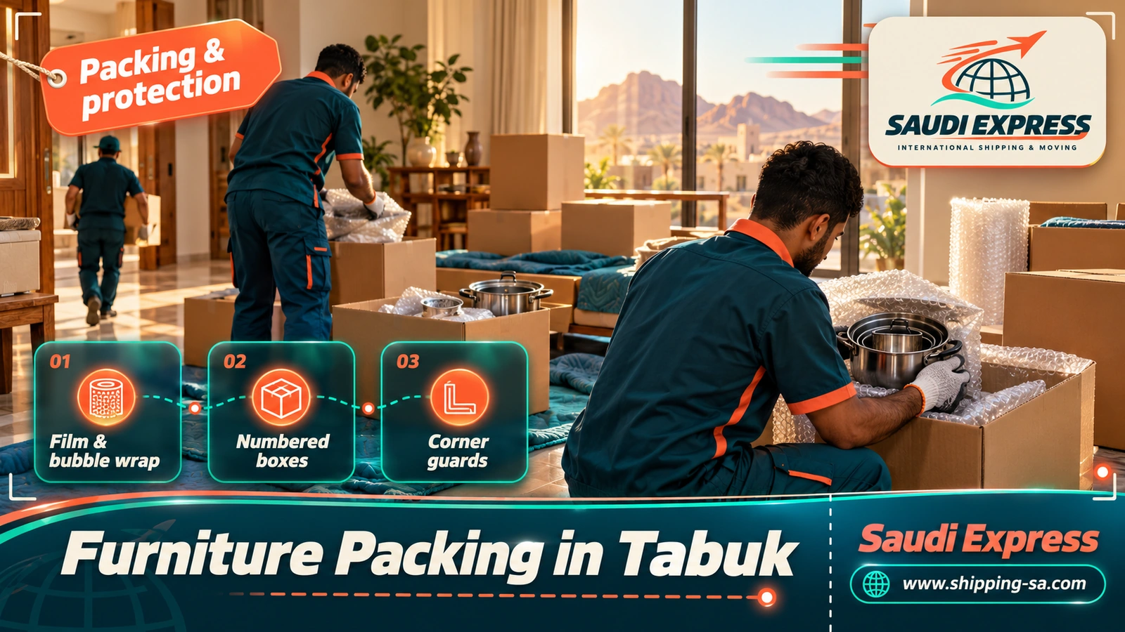 Furniture Packing in Tabuk