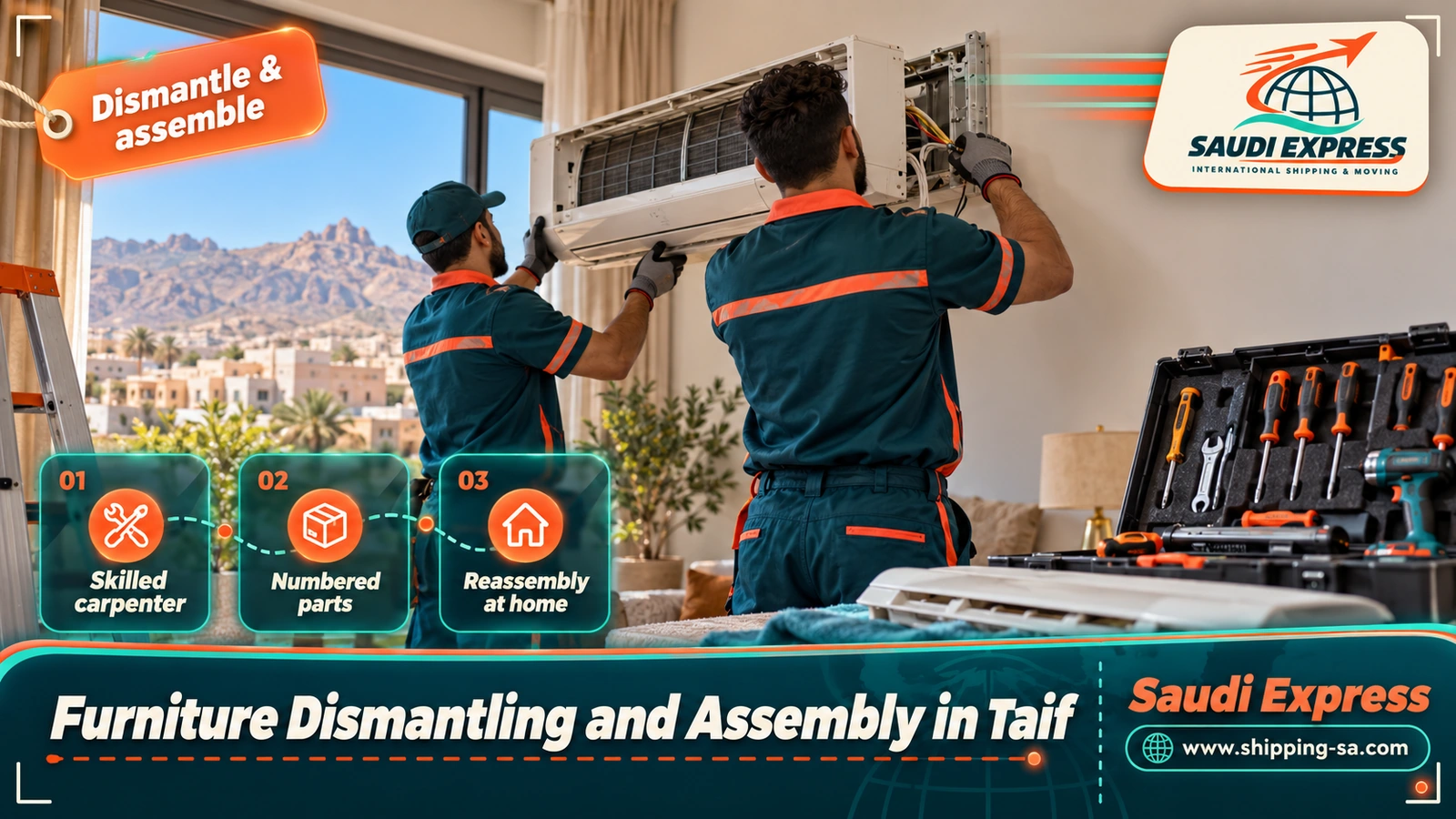 Furniture Dismantling and Assembly in Taif